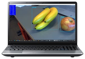 SCAiLX Ai model on a laptop_object detection