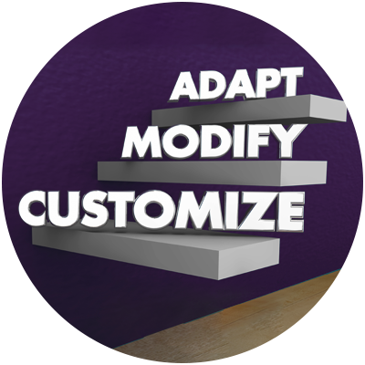 Adapt modify customize cameras