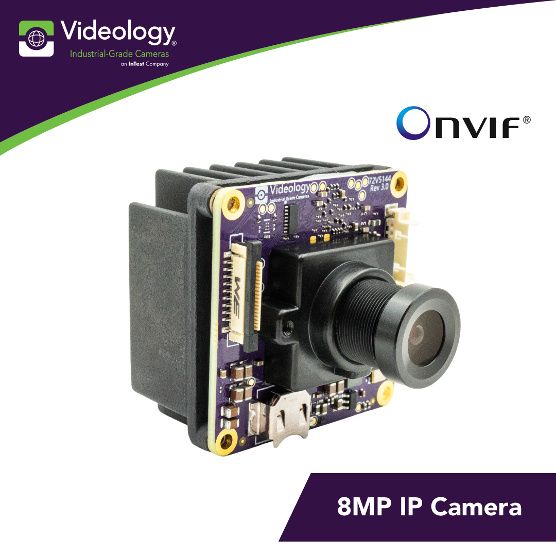 Videology 8MP 4K IP Camera ONVIF GPIO NDAA