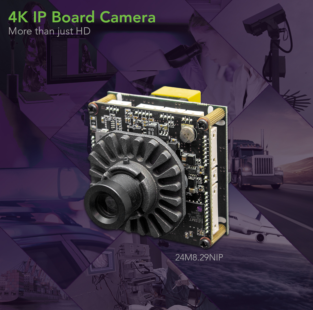 Videology 8MP IP camera - Ultra HD 4K  