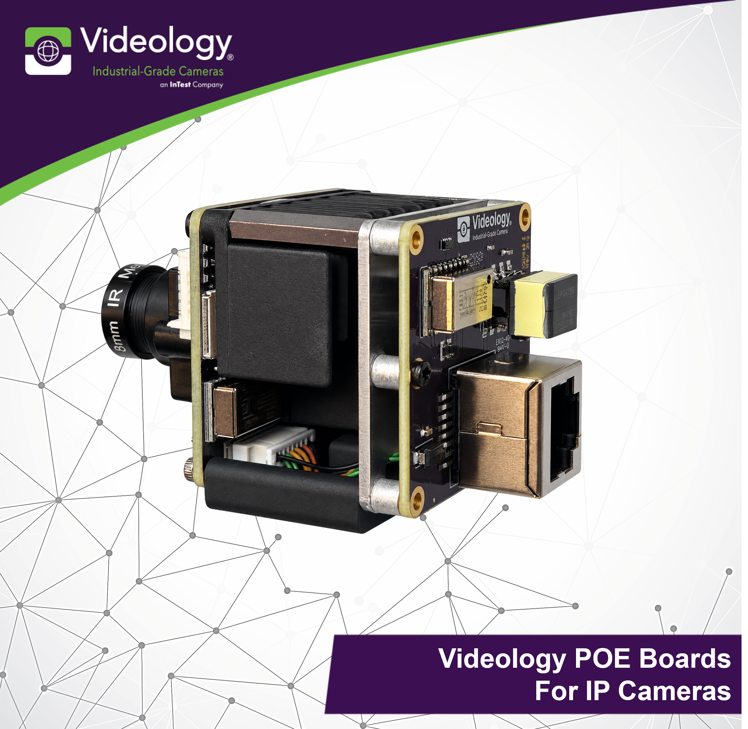 Simplify IP camera deployment with the Videology POE boards