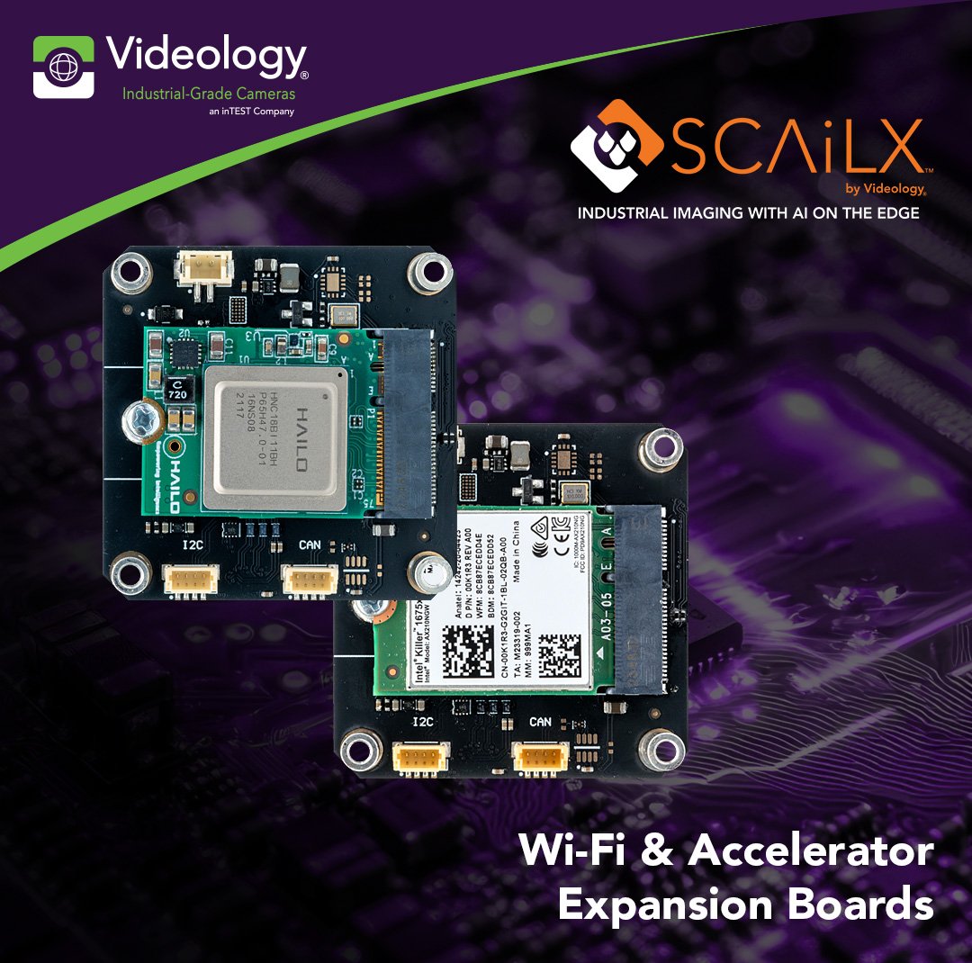 Power up your AI vision projects with SCAiLX Accelerator & Wi-Fi Boards